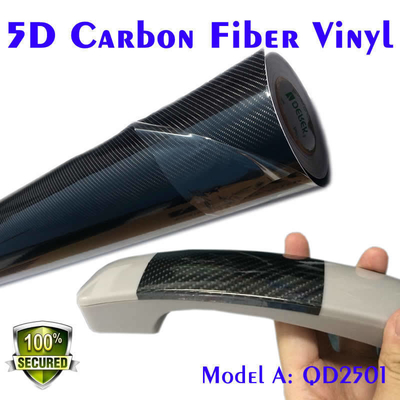 1.52X30 meter 3D koolstofvezel film voor aanpassing marktvoorkeur
