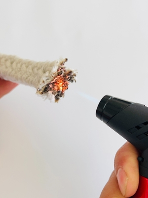 Witte keramische ketel-warmteverzegelingstouwen met spuitzijde tapijtfabriekstechniek