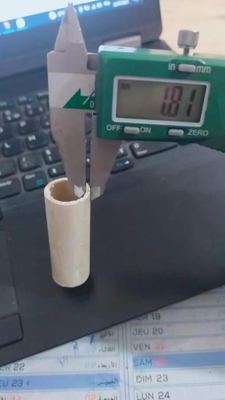 17 mm hoge temperatuur elektrische isolatie Muscovite Mica buis voor industriële elementen