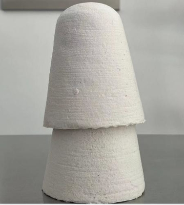 Op maat gemaakte afmetingen Gesmolten zegel voor glad aluminium vuurvaste keramische vezels Tap out Cone
