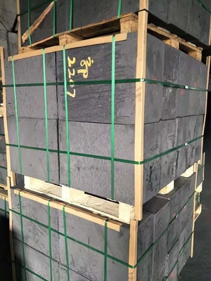 EDM Grafietblok 1,85 1,91 g/cm3 met hoge dichtheid lage as en korrelgrootte 8-10 micron