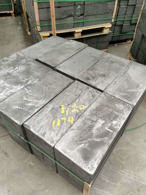 Gevormde grafietdichtheid 1,80 g 1,85 g 1,91 g/cm3 Grafietblok voor EDM Grafietstaaf