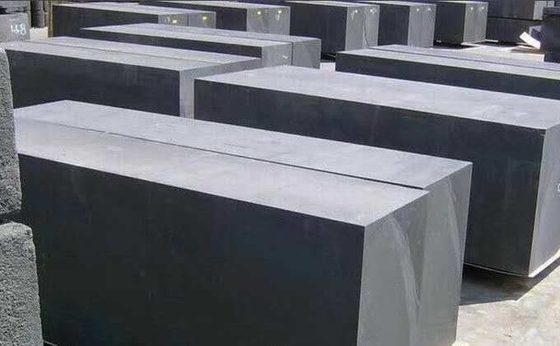 Extrudeerde grafietstaafvormingswijze 1300-2500 mm Lengte Bulk Density 1,6 Dia 20-75 mm