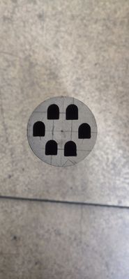 Graad Industriële graad Dichtheid 1,85 gcm Inwendige coating Grafiet voor het gieten van messing/koper