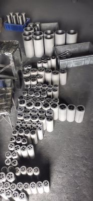 100% koolstofgehalte industriële graad zeshoekige vorm grafiet die voor het gieten van koper