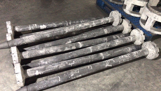 Crystal Morphology GR Carbon Graphite Rotors voor anti-oxidatie in aluminium