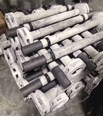 Flakgrafiet-extrudeerde grafietrotor voor de productie van aluminium en kristalmorfologie