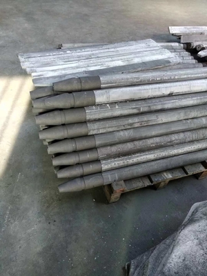 Flakgrafiet-extrudeerde grafietrotor voor de productie van aluminium en kristalmorfologie