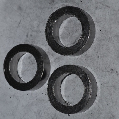 Temperatuur -200 tot 650 graden rechtstreeks in druk gevormd grafiet O-ring met flexibel materiaal