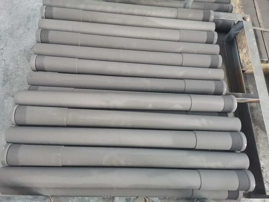 100% koolstofgrafiet rotor en as voor aangepaste duurzaamheid aluminium smelting