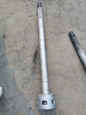 100% koolstofgrafiet rotor en as voor aangepaste duurzaamheid aluminium smelting