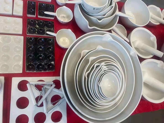 1 kg kristalvlok grafiet mullite cordierite keramische zichtbuis voor warmtewisselaar
