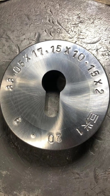 Gepersonaliseerde wolfraam schilvorm voor messing Koper Precision -0.01 Aanpassing