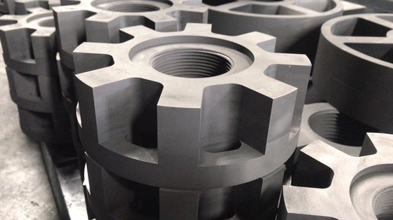 100% koolstof fijnkorrelgrafiet aluminium rotor en as voor thermische schokbestendigheid
