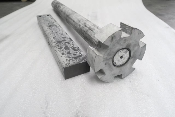 100% Carbon Anti-Oxidation Graphite Rotor voor de productie van aluminium in de automobielindustrie