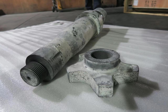 100% Carbon Anti-Oxidation Graphite Rotor voor de productie van aluminium in de automobielindustrie