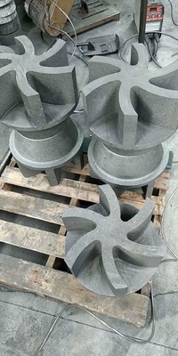 DC-1.86 Impeller Carbon Graphite Rotor voor aanpassing van rotatiepompen