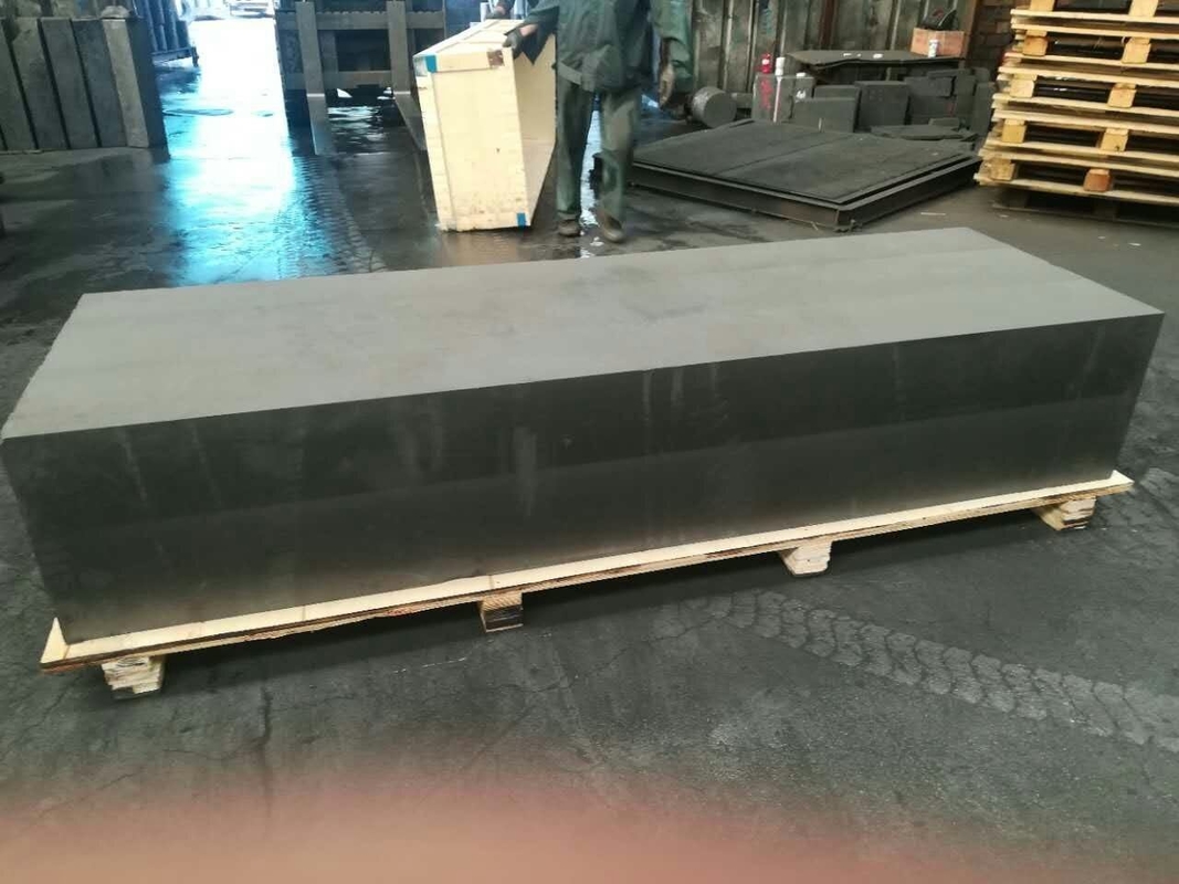 Industriële grafietvorming 1,75 g/cm3 Grafietblok 740*400*2300 mm