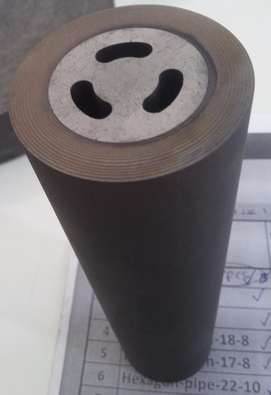 Bulk Density 1.82 Grafiet die voor continu gieten koper volgens tekening