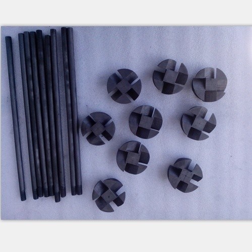 Industriële kwaliteit en 1,72 g bulk density hars geïmpregneerde grafiet rotor op maat