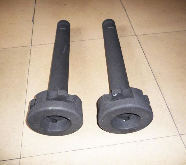 Aluminiumwerktuigen Ontgasrotor met aangepast grafietvormontwerp