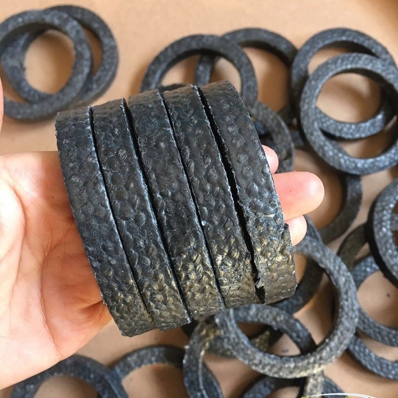 Temperatuurprestaties O-ring grafiet spiraal wondenpak met binnen- en buitenring