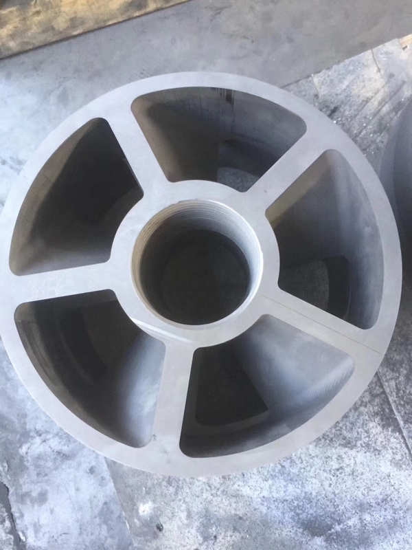 Aanpasbare DC-1.85-grafietrotor voor lange levensduur in de smeltindustrie van aluminium ingots
